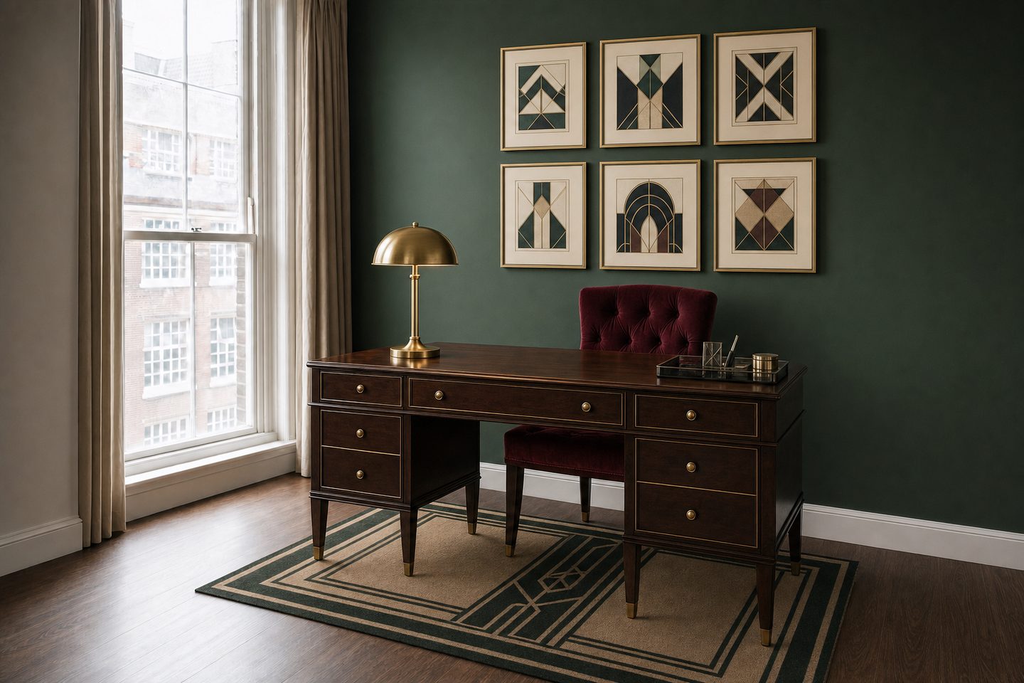 Das Art-déco-Arbeitszimmer — In diesem Stil