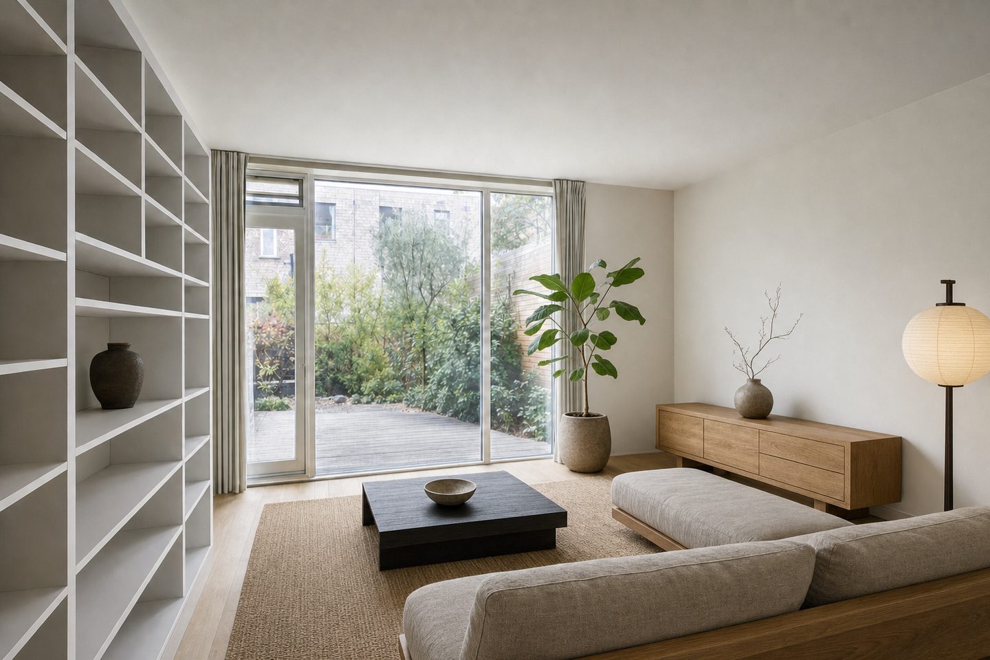 Ein modernes Haus zum Innenhof — In diesem Stil