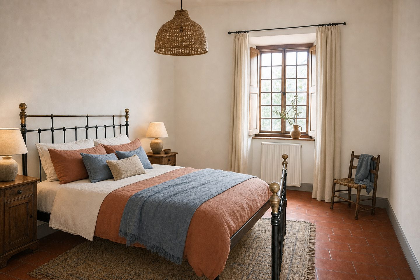 El dormitorio mediterráneo — En este estilo