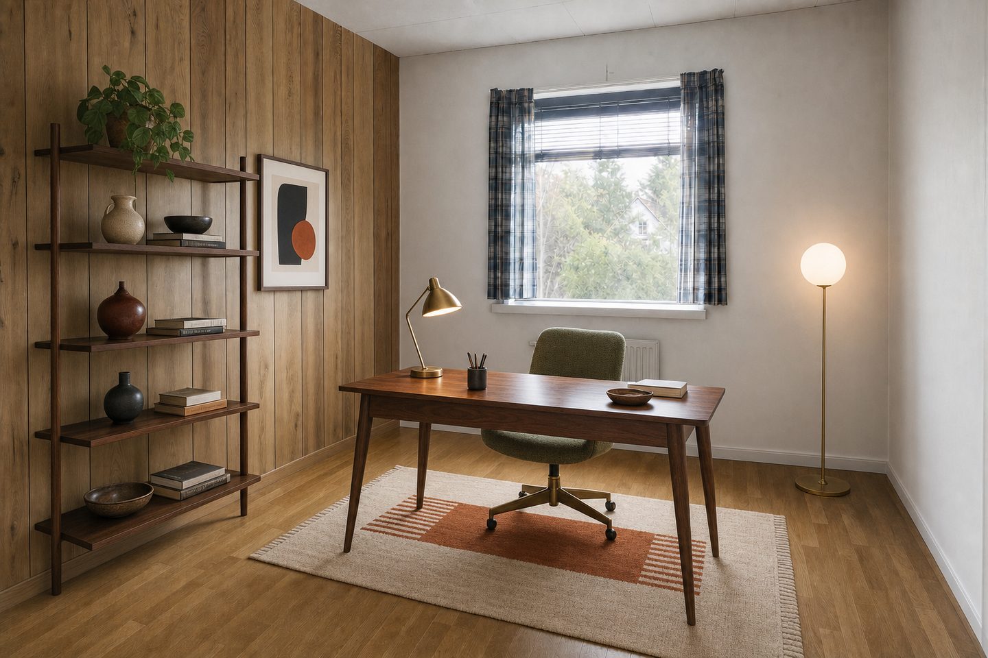 Das Mid-Century-Arbeitszimmer — In diesem Stil
