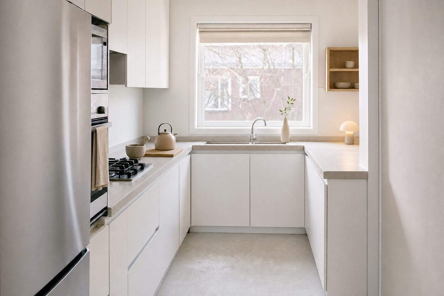 The minimalist kitchen — In this style