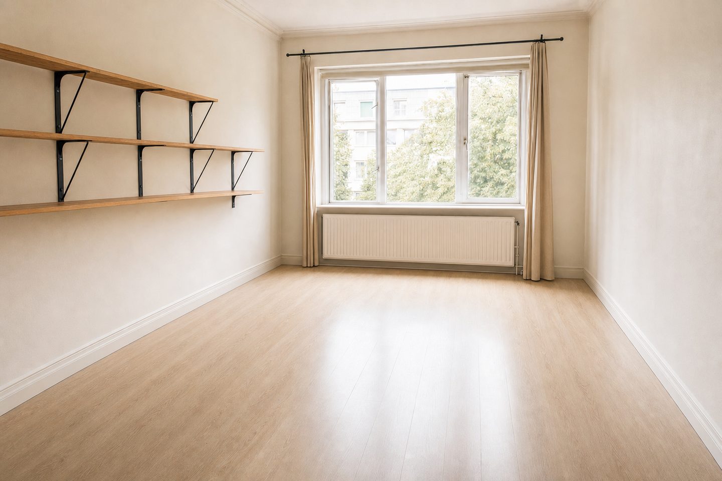 The minimalist living room — Decluttered