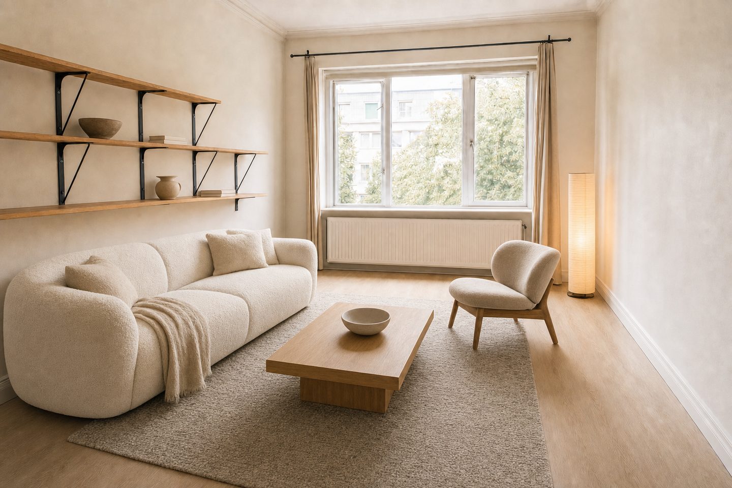 The minimalist living room — In this style