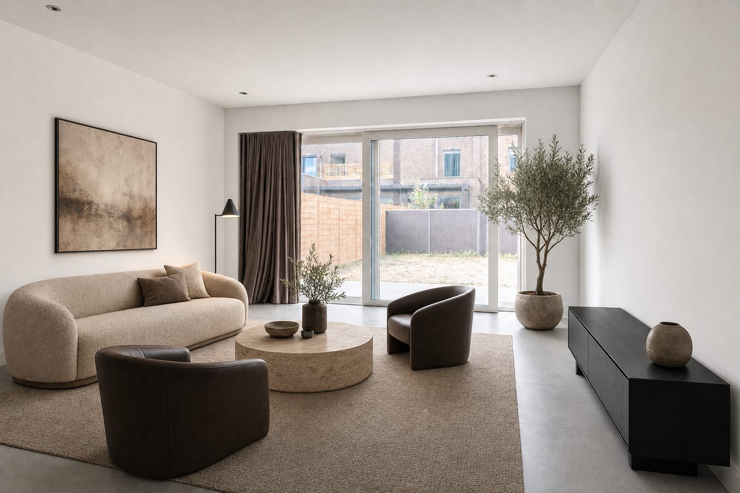 Une maison de ville neuve, apprivoisée — Dans ce style