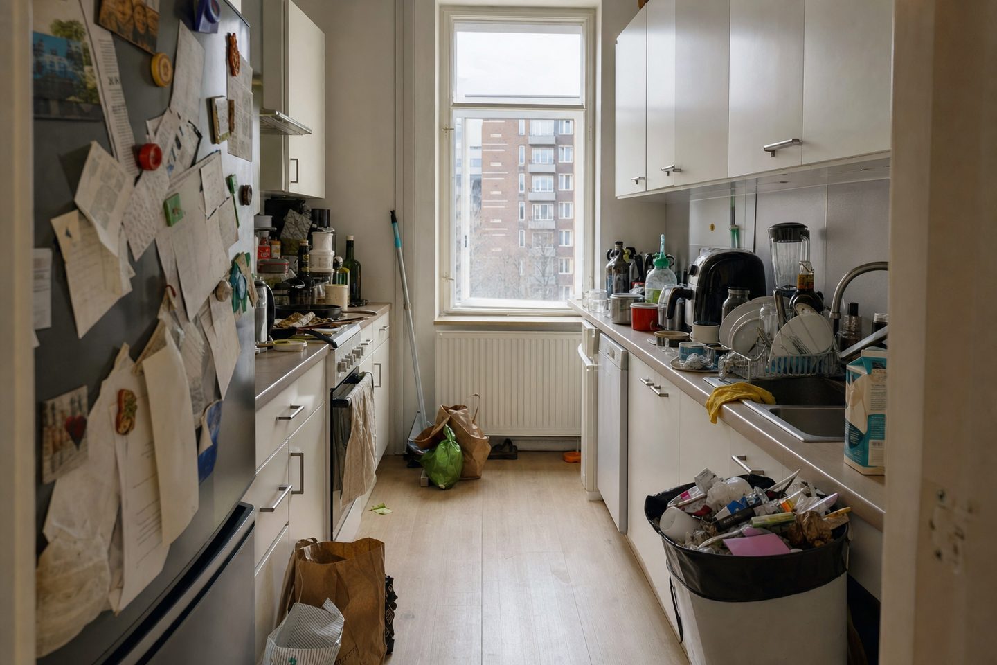 A narrow galley in a small apartment — Original