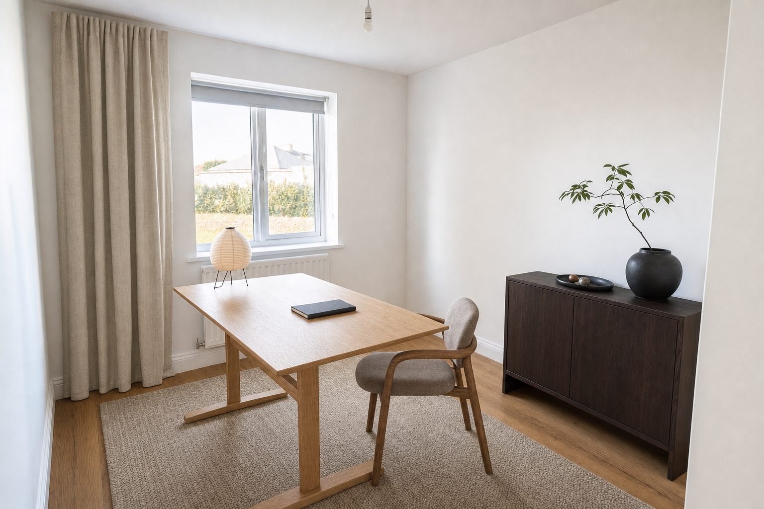 Une chambre d'amis qui choisit enfin d'être un bureau — Dans ce style