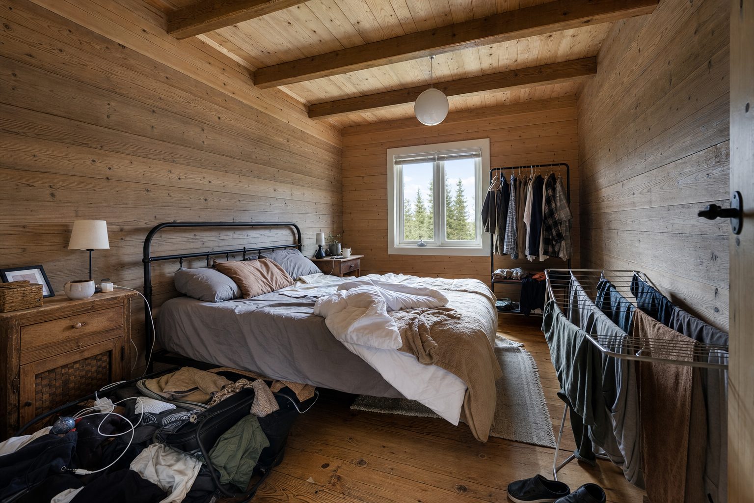 Das rustikale Schlafzimmer — Original