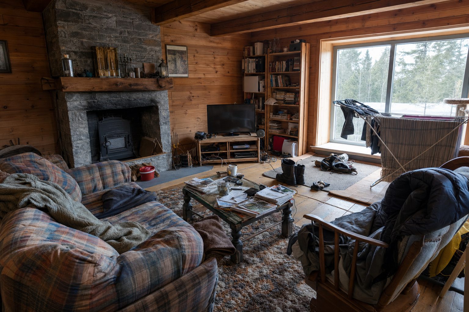 Das rustikale Wohnzimmer — Original