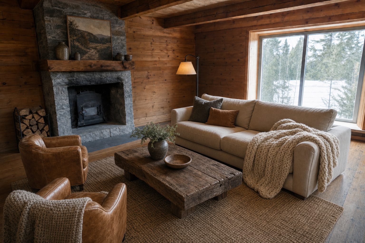 Das rustikale Wohnzimmer — In diesem Stil