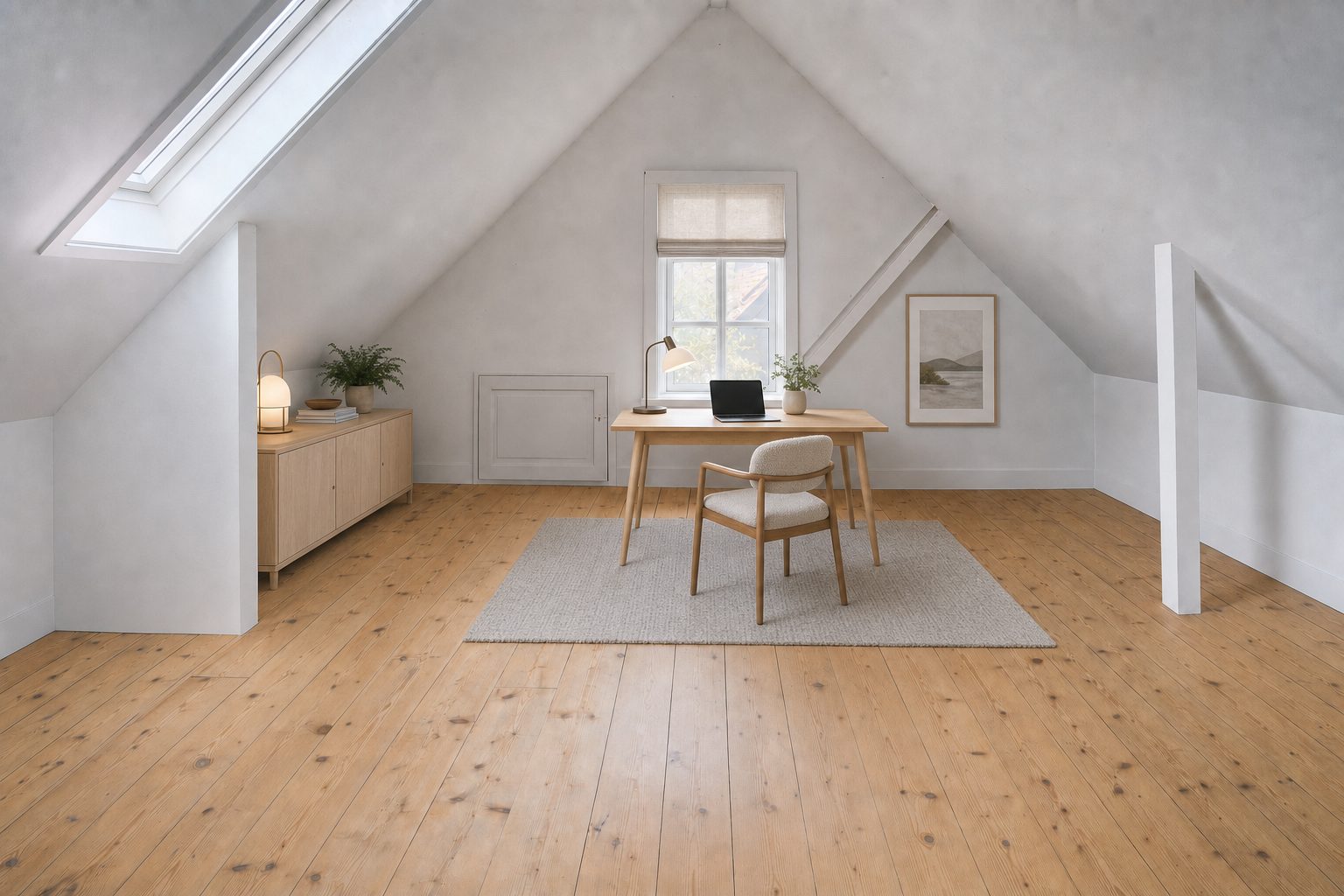 Un bureau sous les combles — Dans ce style
