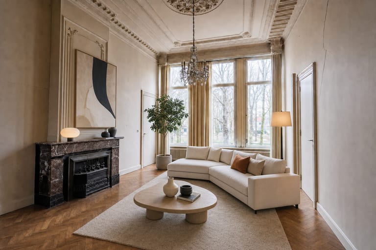Verkoopstyling in Breda — Herenhuis-salon aan de singel