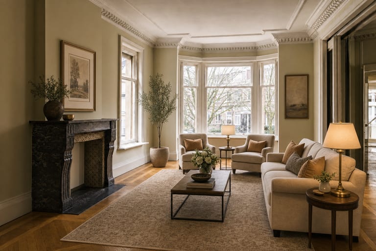 Verkoopstyling in Den Haag — Herenhuis-salon, Statenkwartier