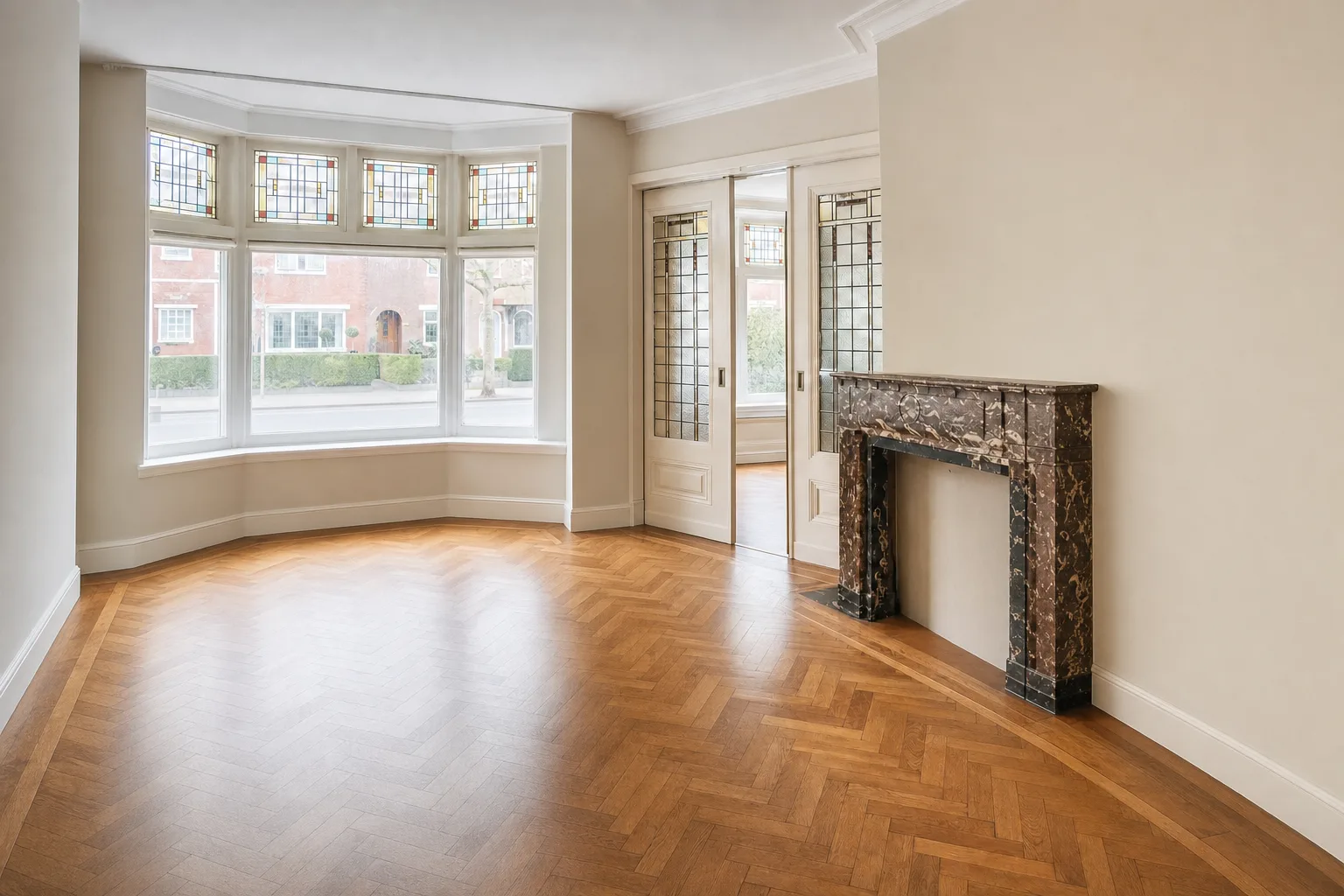 Woonkamer jaren-30, Leusderkwartier — Opgeruimd
