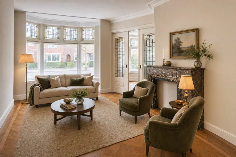 Verkoopstyling in Amersfoort — Woonkamer jaren-30, Leusderkwartier