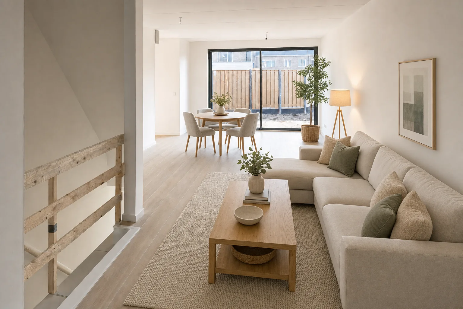 Woonkamer nieuwbouw, Vathorst — Gestyled