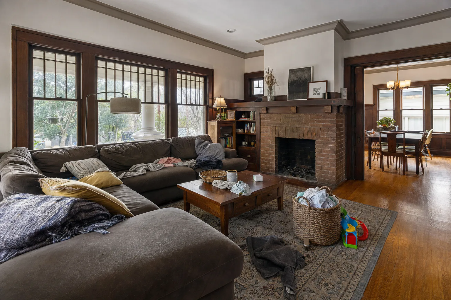 Craftsman living room, Inman Park — Original
