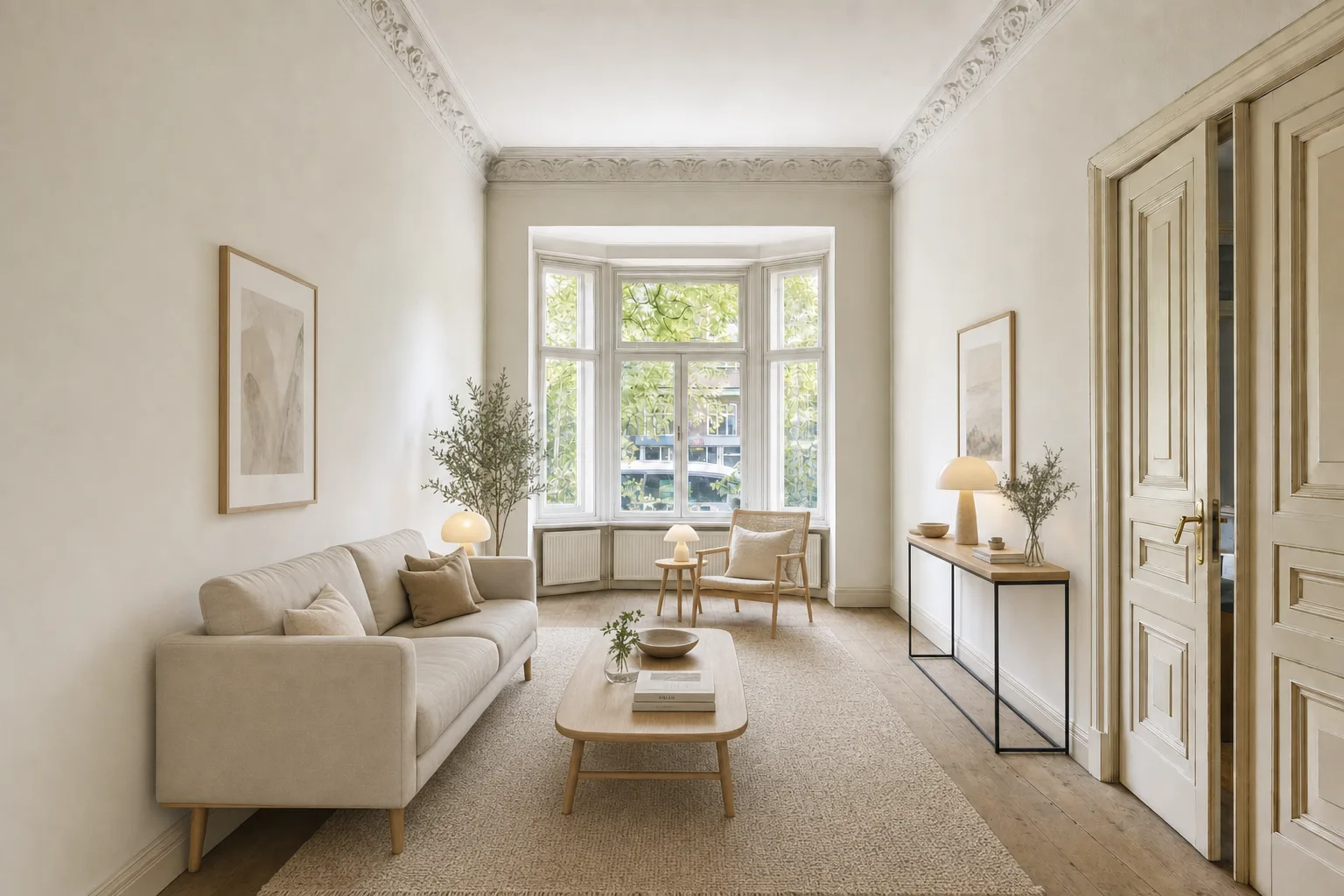 Salon im Altbremer Haus, Schwachhausen — Eingerichtet