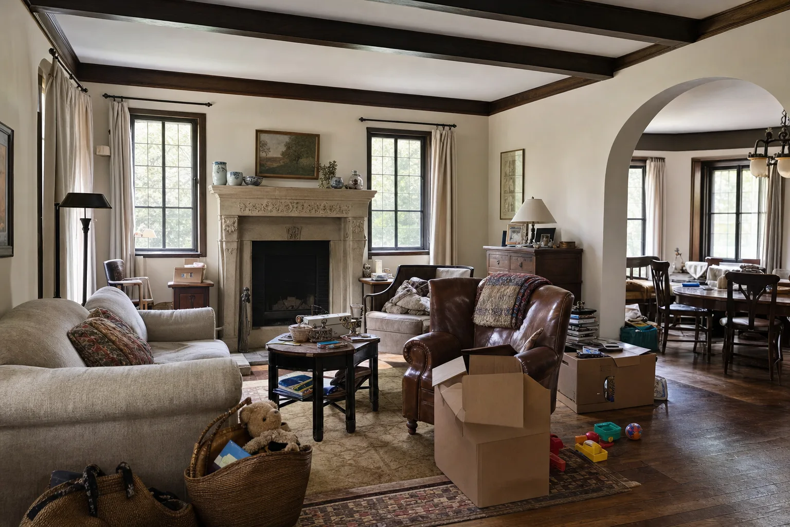 Tudor living room, M Streets — Original