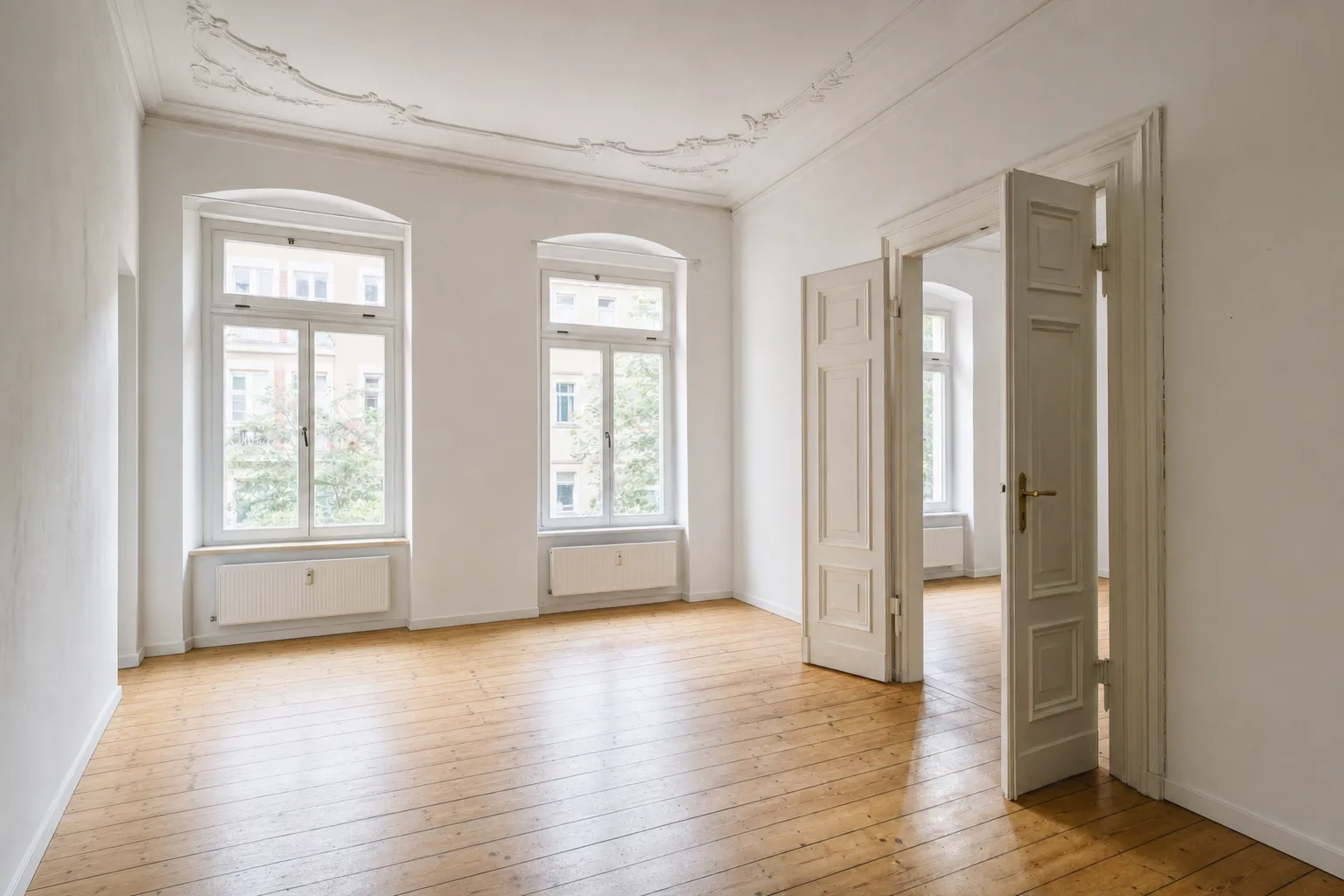 Gründerzeit-Wohnzimmer, Äußere Neustadt — Entrümpelt