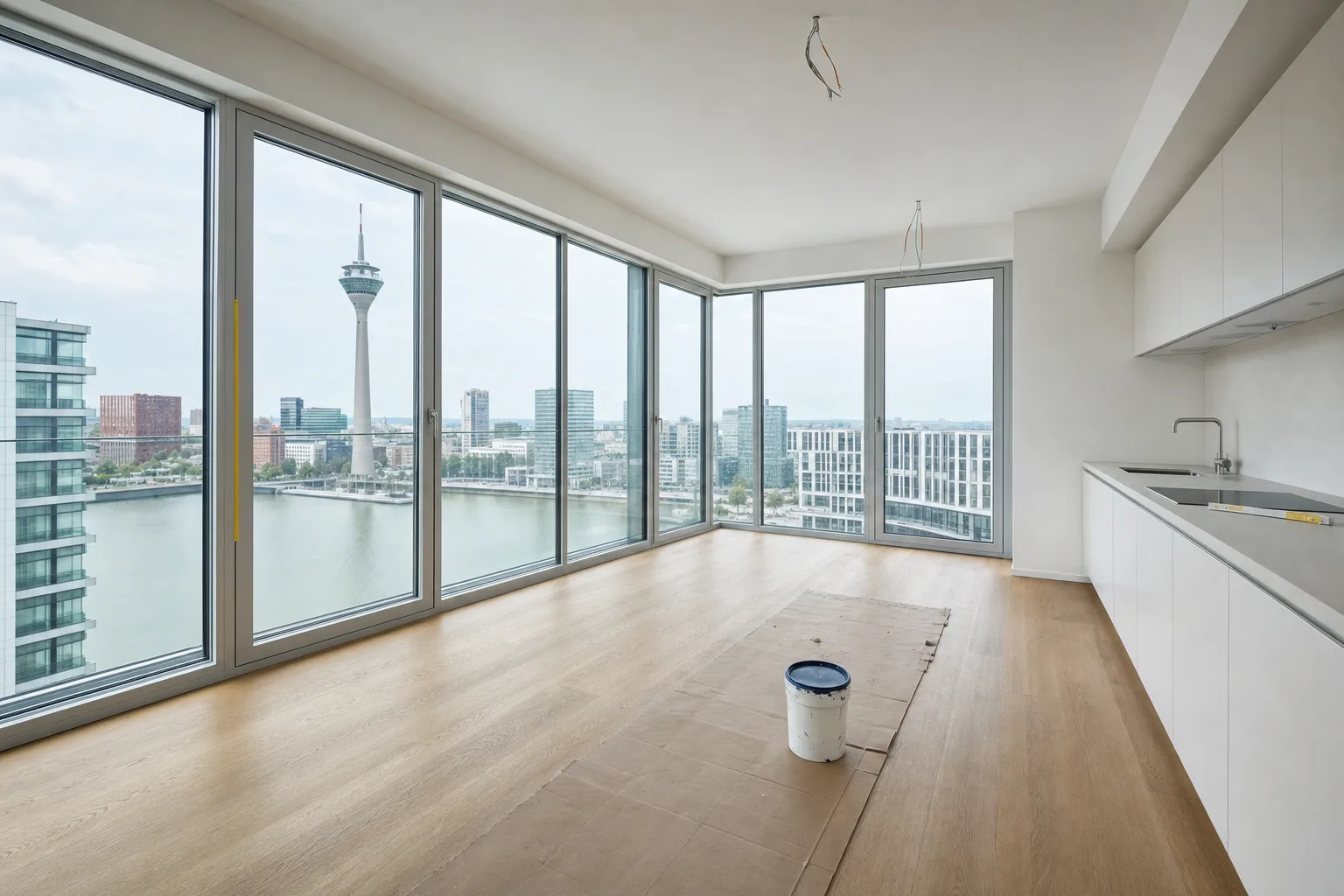 Neubau-Wohnung, Medienhafen — Original