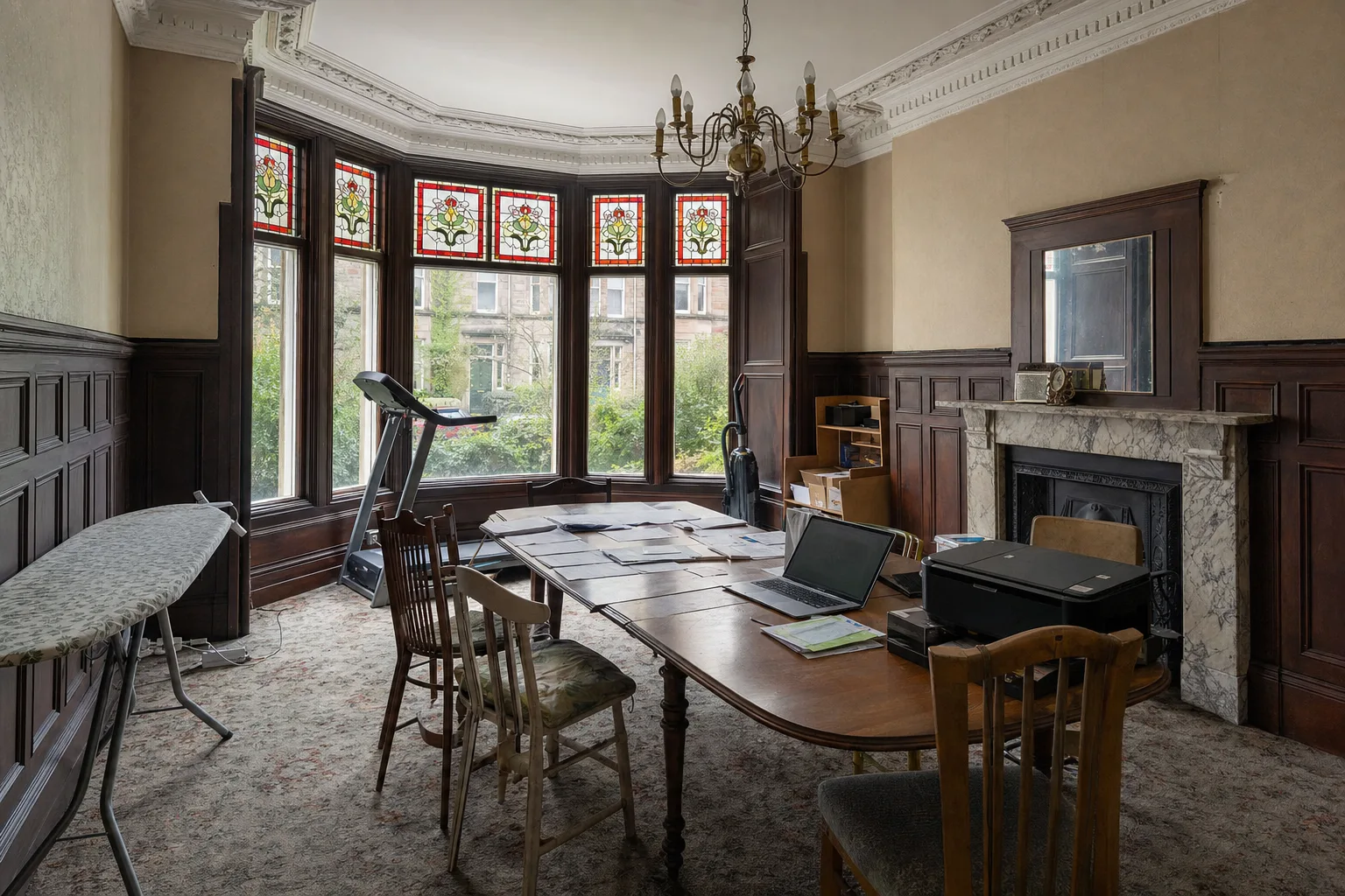 Villa dining room, Pollokshields — Original