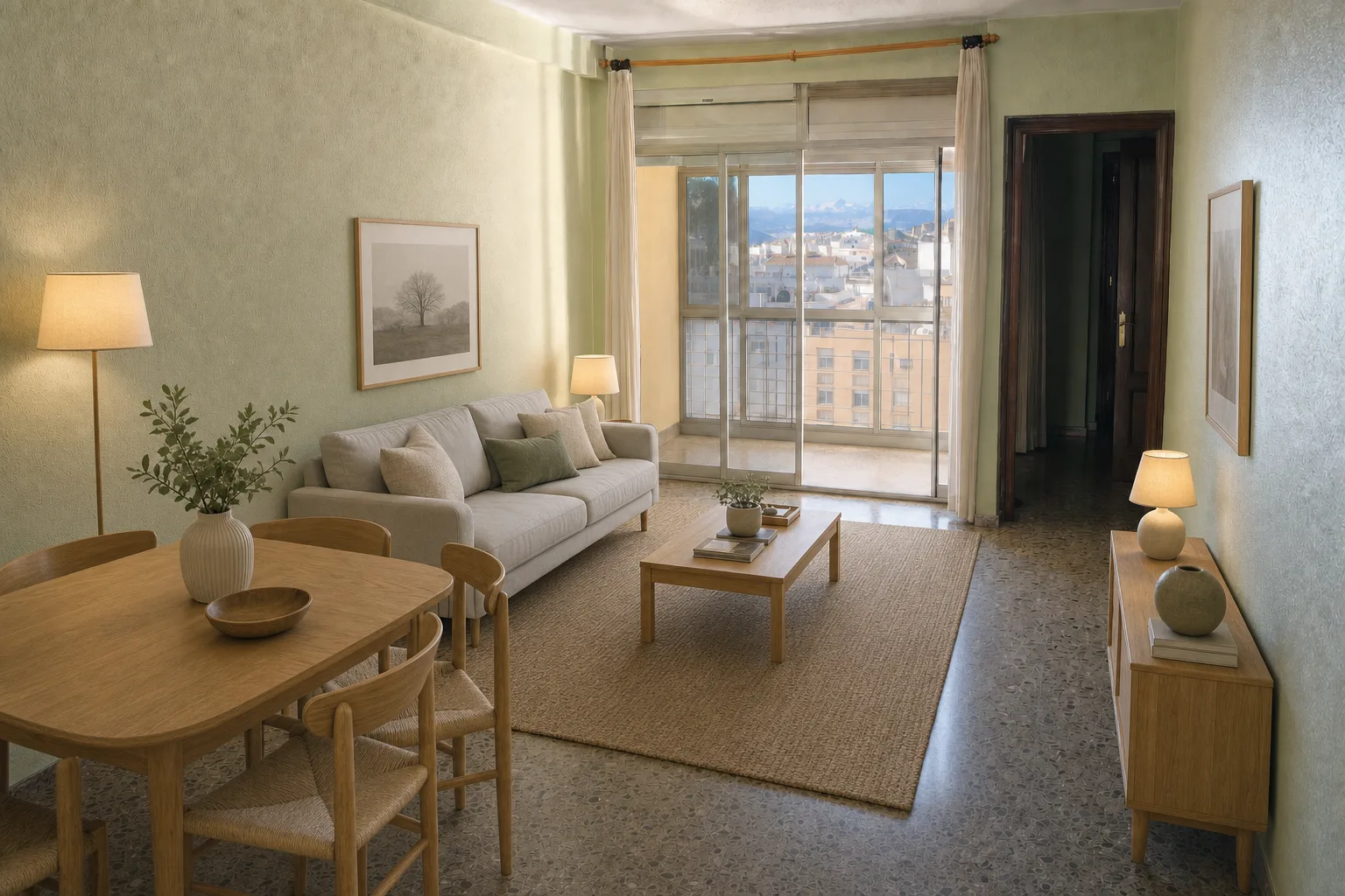 Piso de los setenta, Camino de Ronda — Ambientado