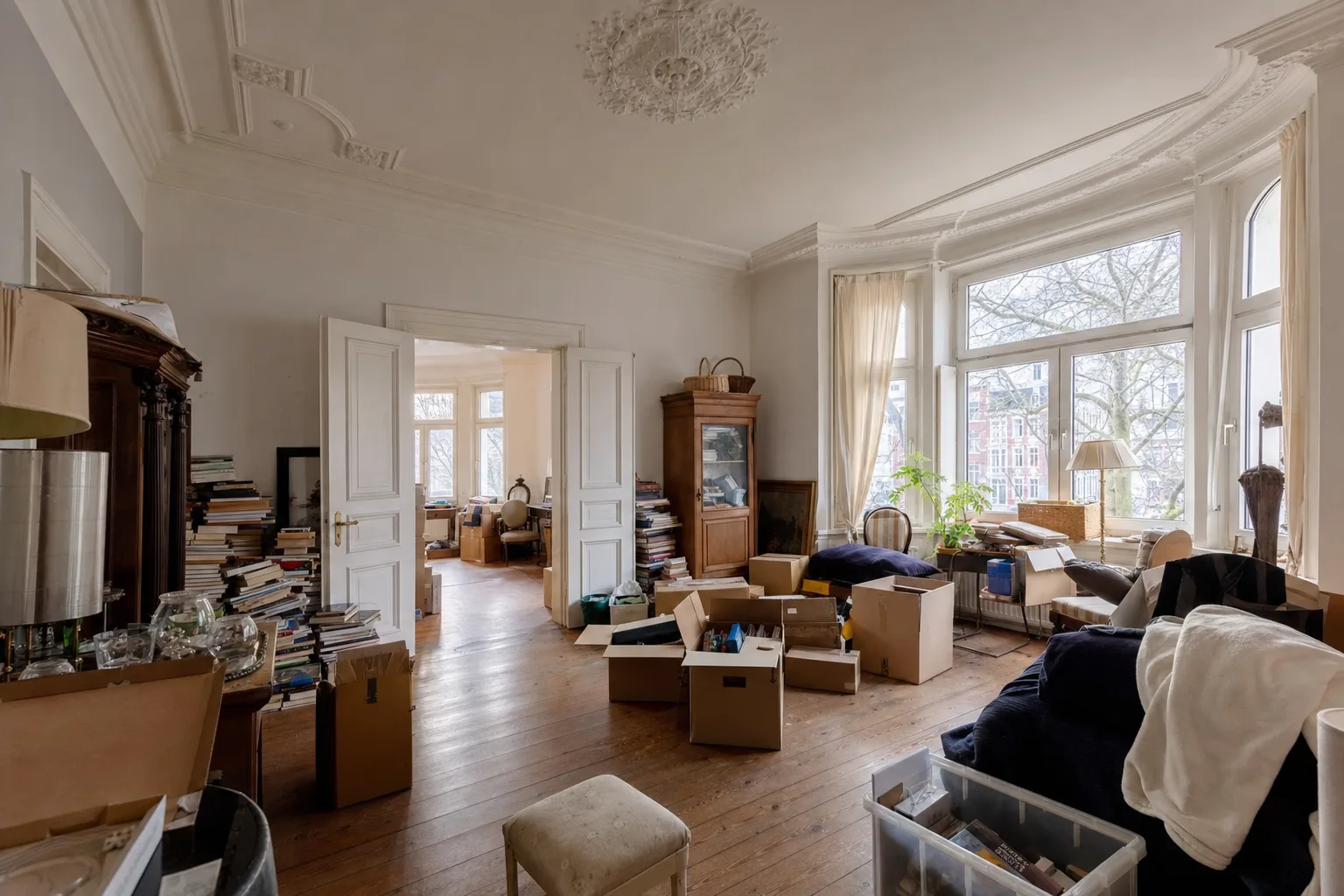 Altbau-Wohnzimmer, Eppendorf — Original
