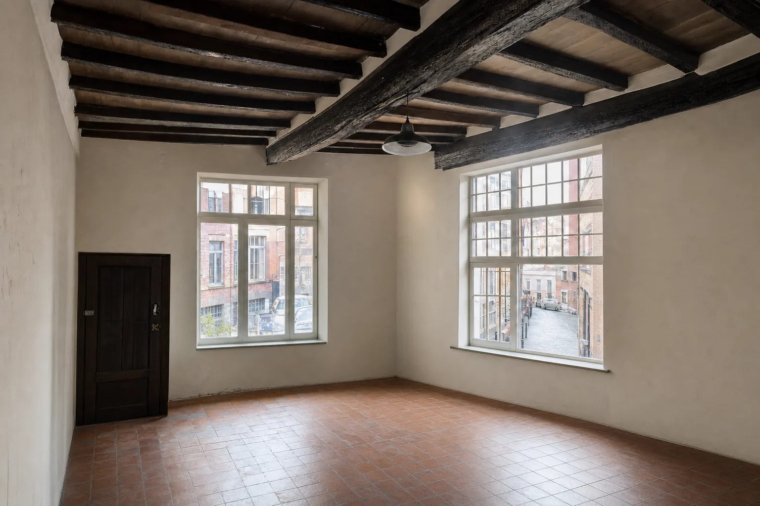 Appartement à poutres, Vieux-Lille — Désencombré