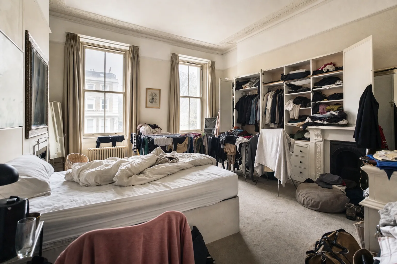 Mansion flat bedroom, west London — Original