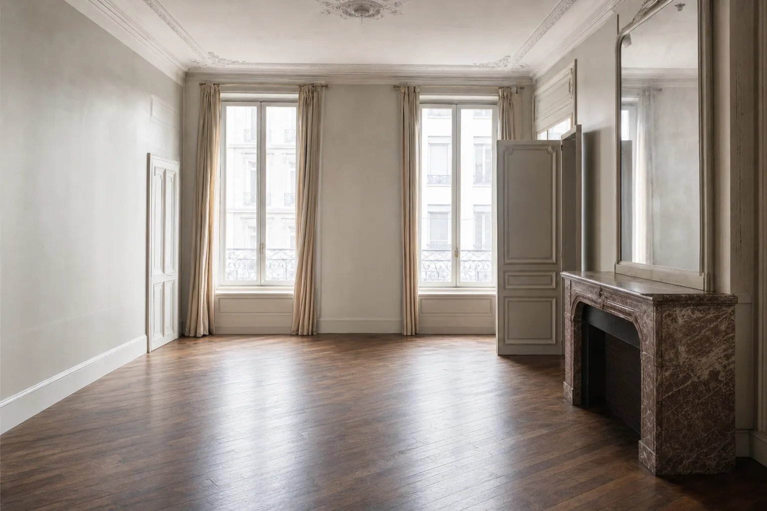 Séjour bourgeois, Presqu'île — Désencombré