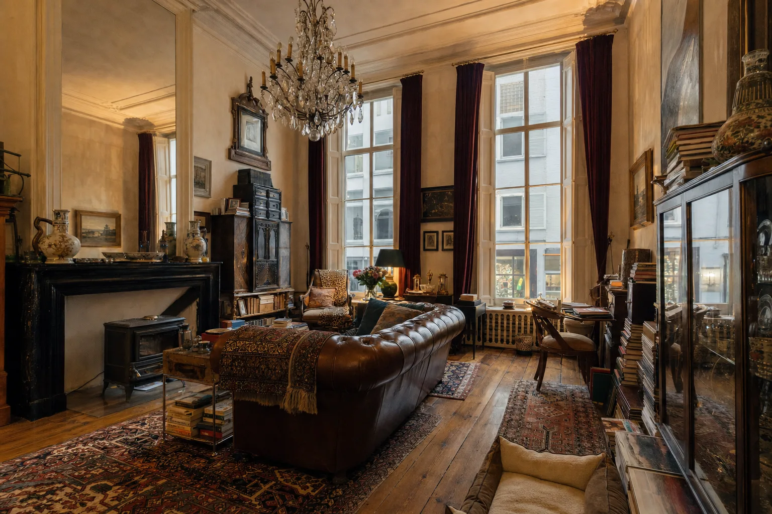 Woonkamer herenhuis, Wyck — Origineel