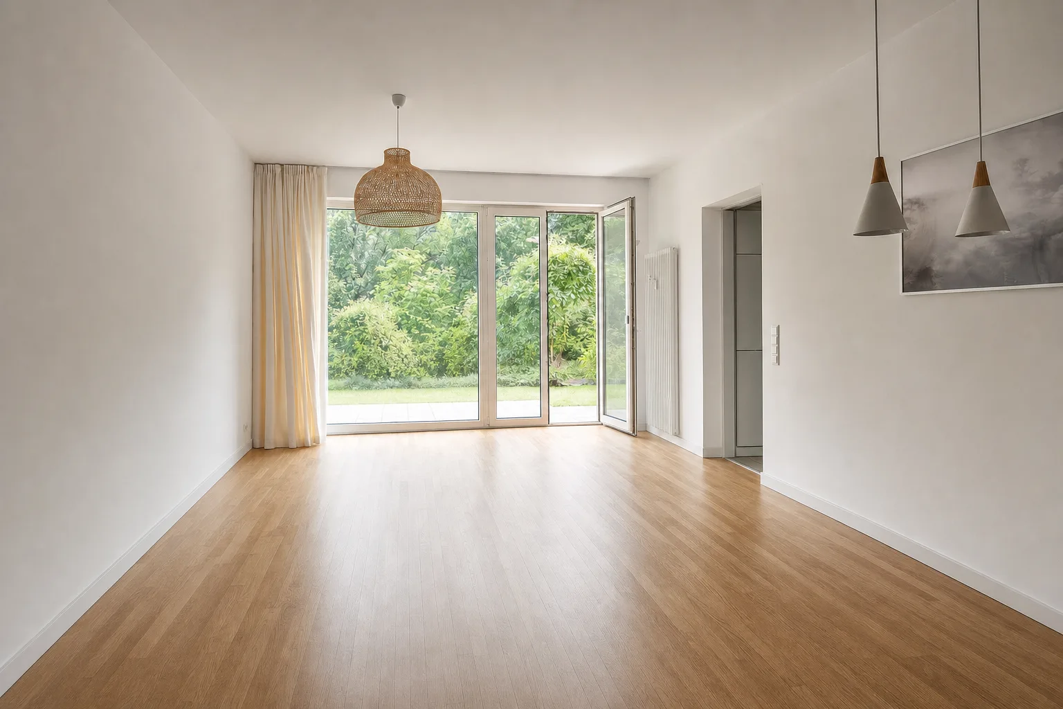 Gartenwohnung, Bogenhausen — Entrümpelt