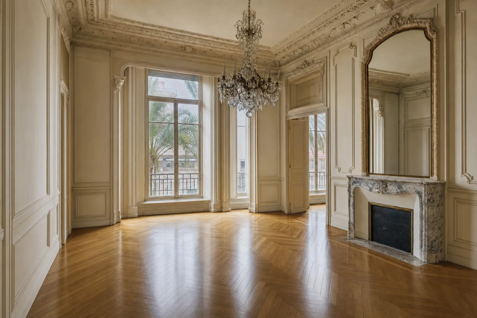 Séjour Belle Époque, Carré d'Or — Désencombré