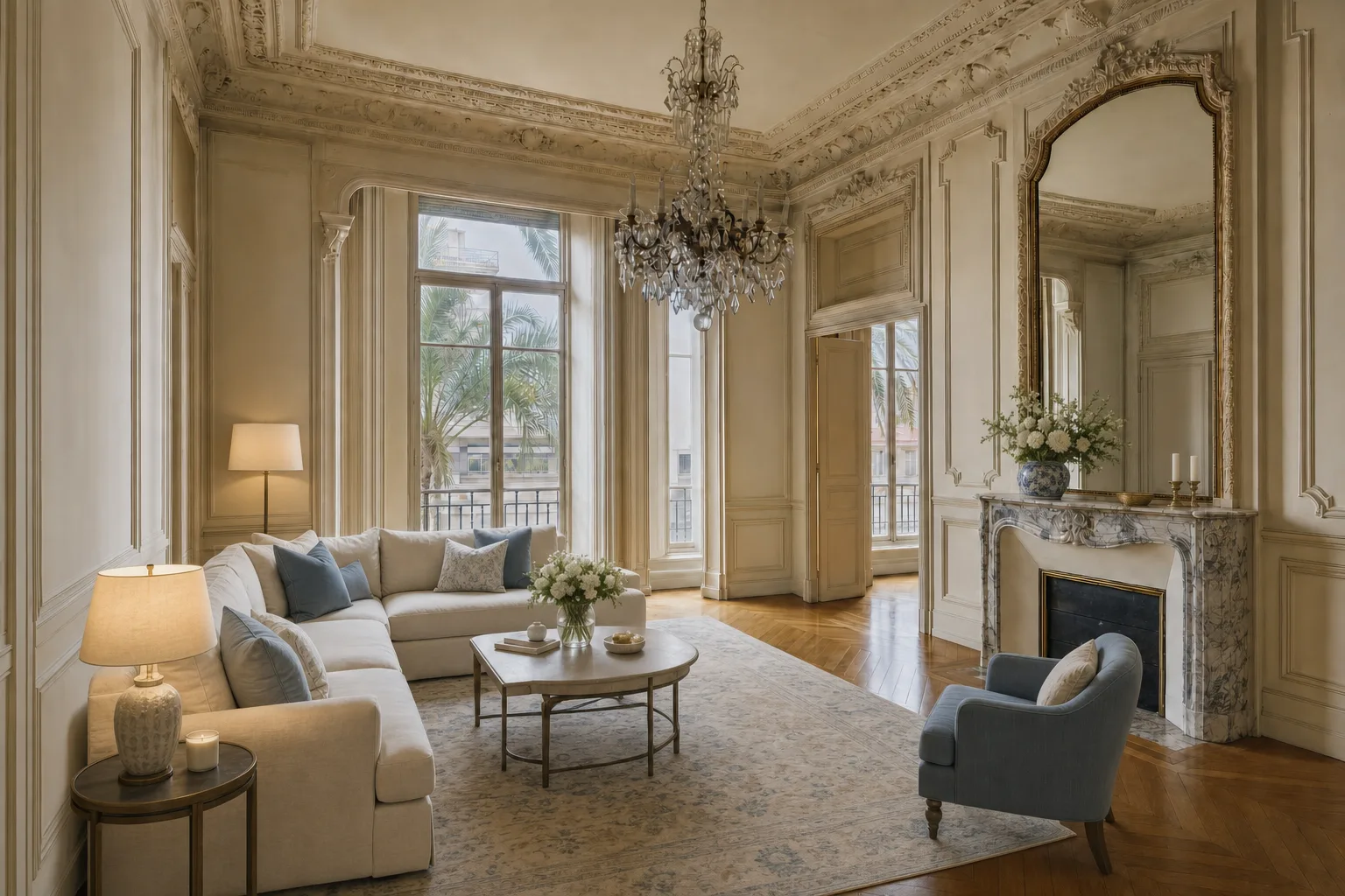 Séjour Belle Époque, Carré d'Or — Mis en scène