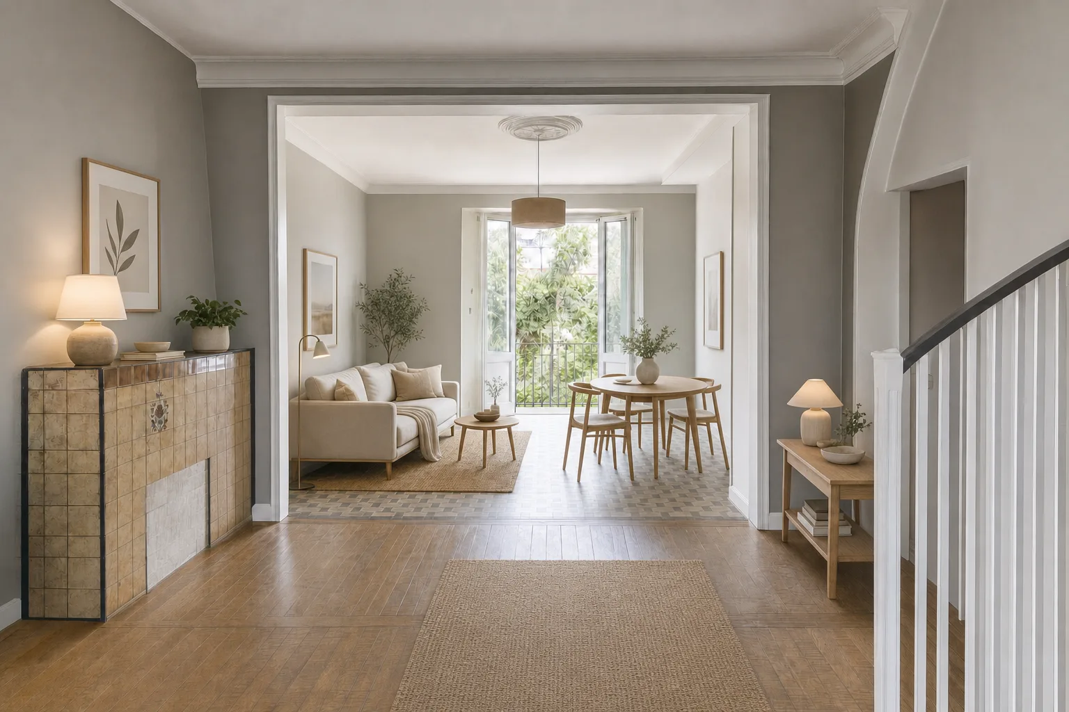 Maison rennaise, Sainte-Thérèse — Mis en scène