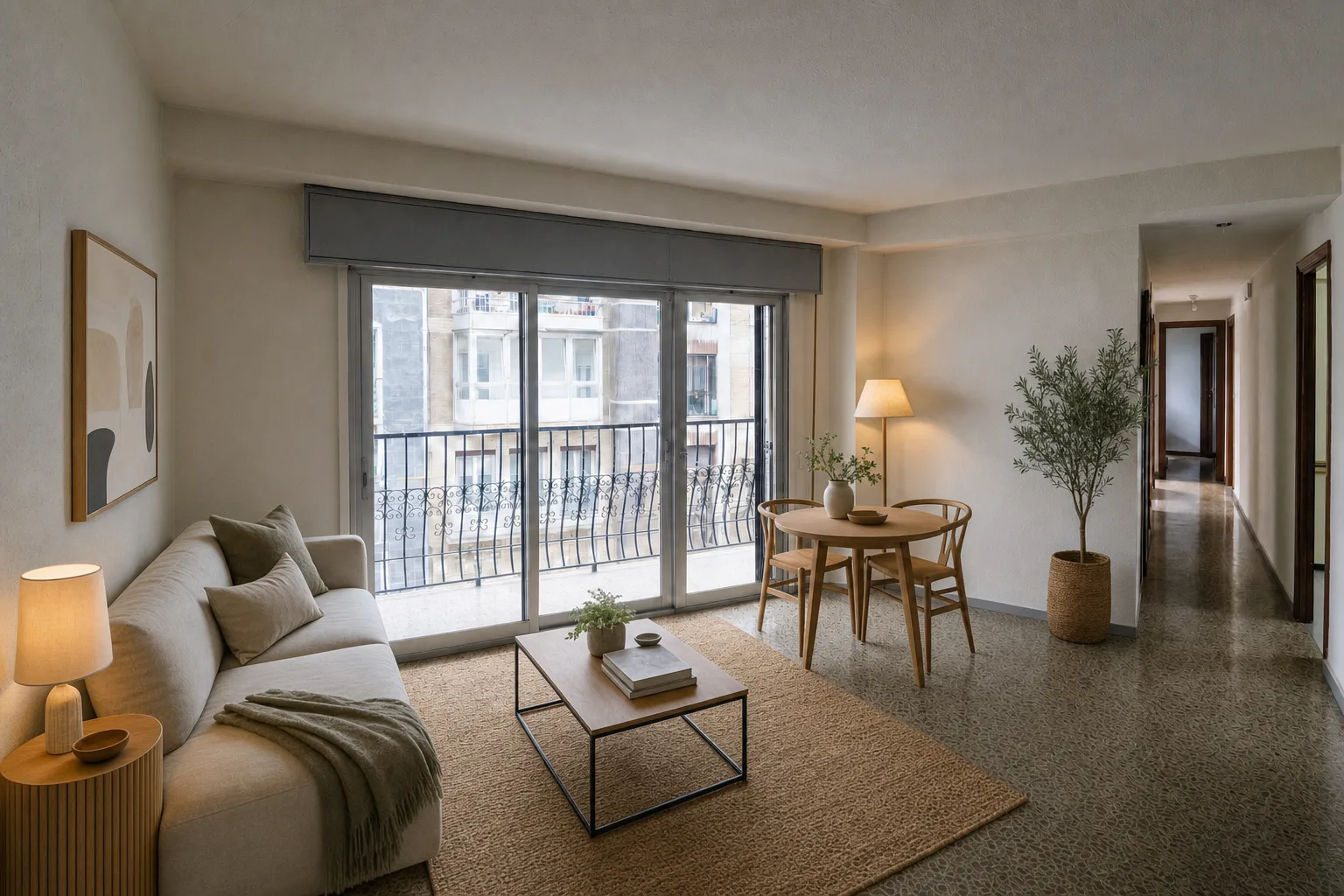 Salón junto a la Zurriola, Gros — Ambientado