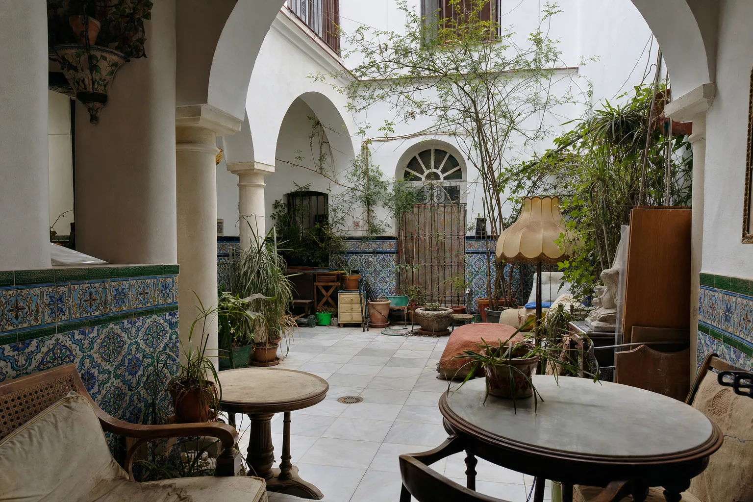 Piso con patio, Santa Cruz — Original