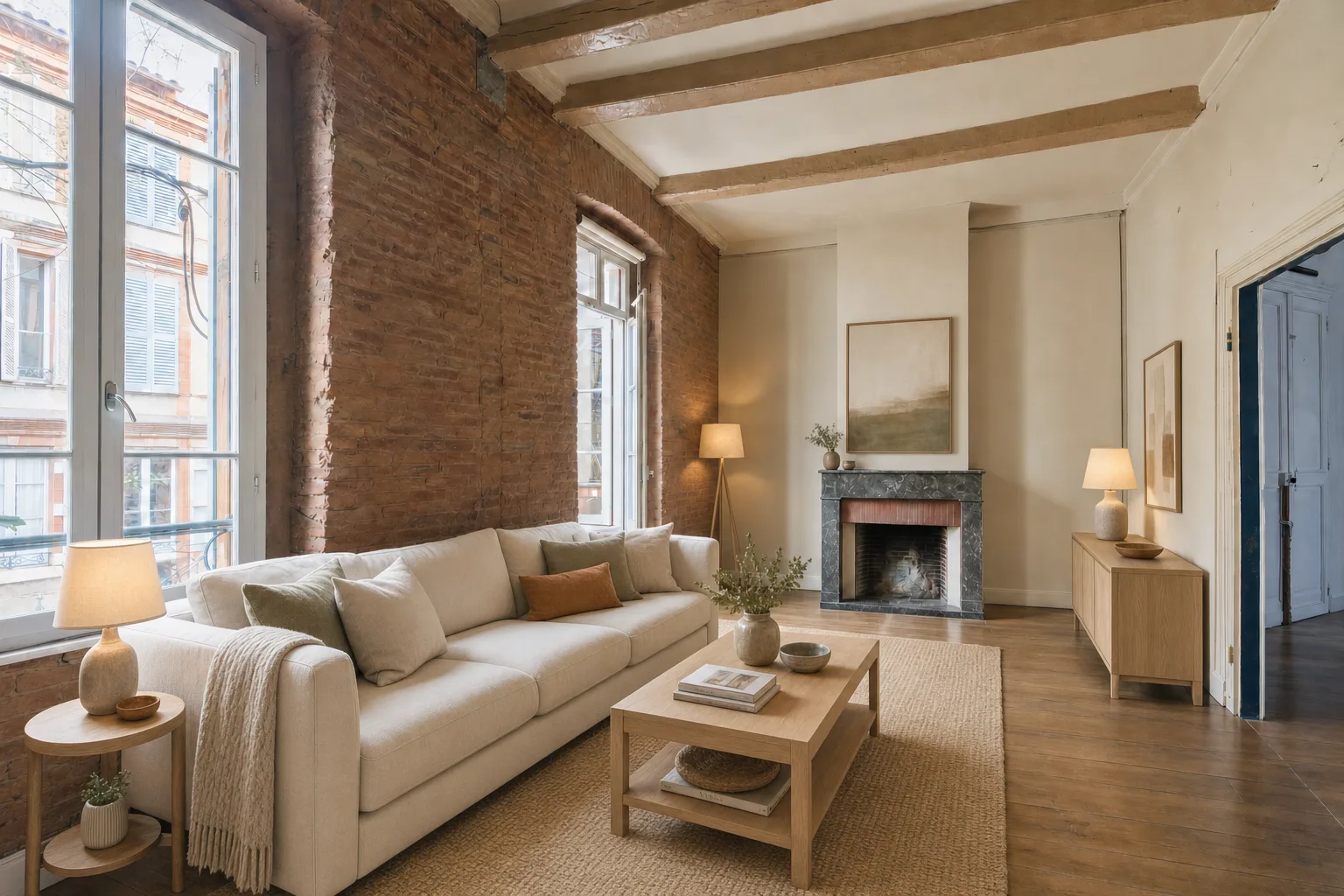 Appartement ancien, Les Carmes — Mis en scène