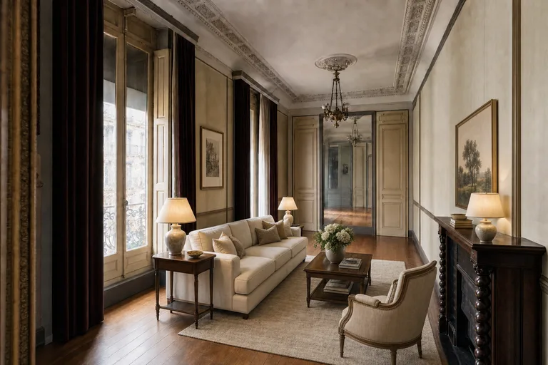 Home staging virtual en Zaragoza — Finca modernista, Paseo Sagasta