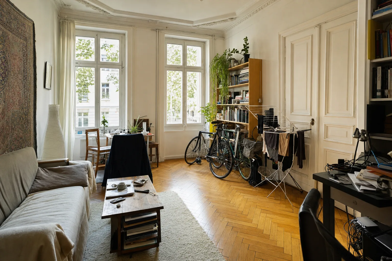 Altbau-Wohnzimmer, Kreis 4 — Original