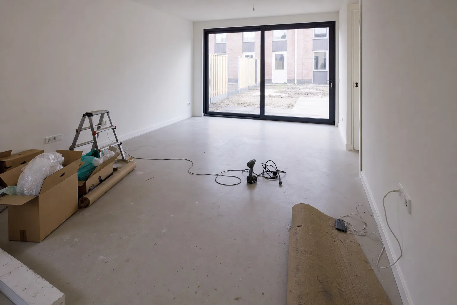 Woonkamer nieuwbouw, Breezicht — Origineel