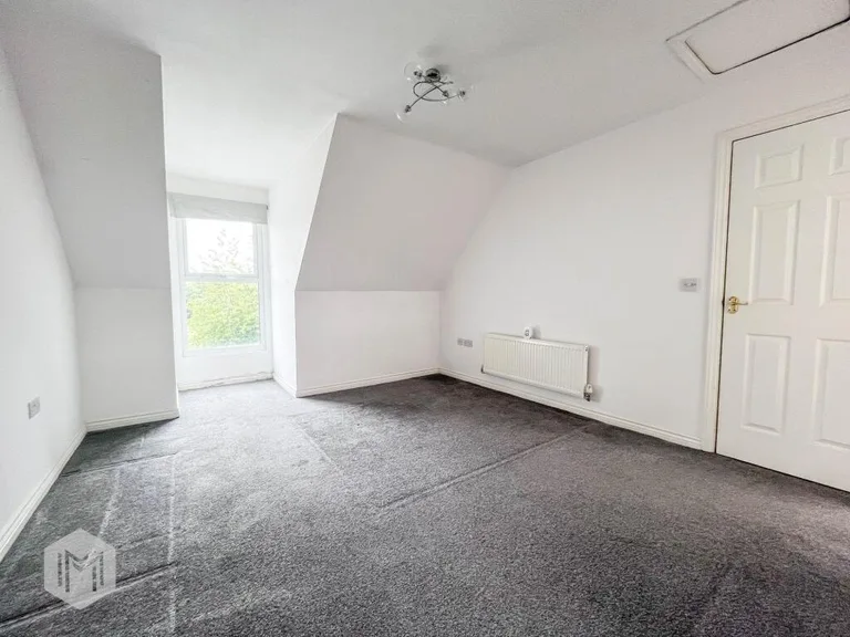 Bedroom before and after staging — Before