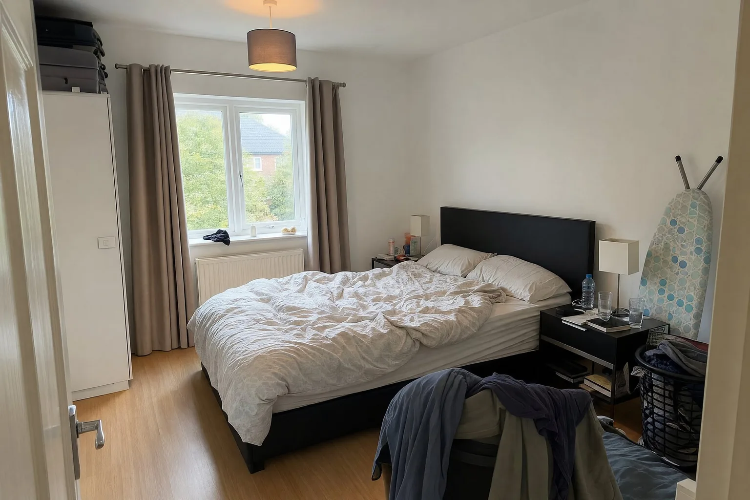 Schlafzimmer vorher und nachher — Vorher