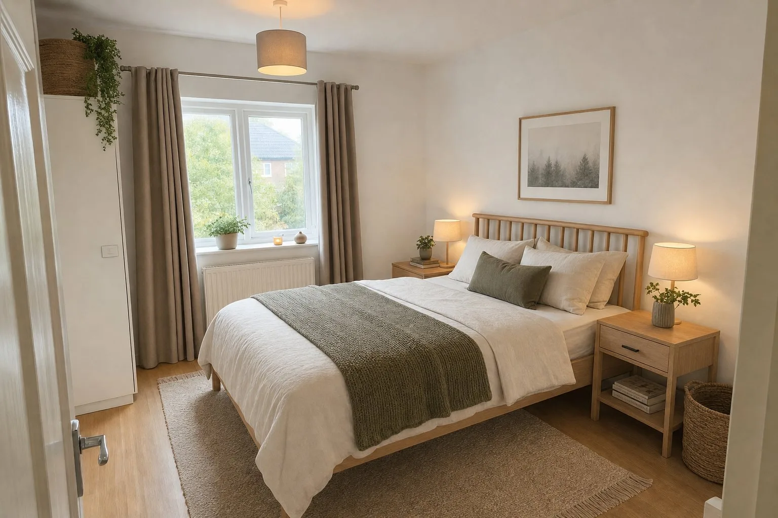 Schlafzimmer vorher und nachher — Nachher