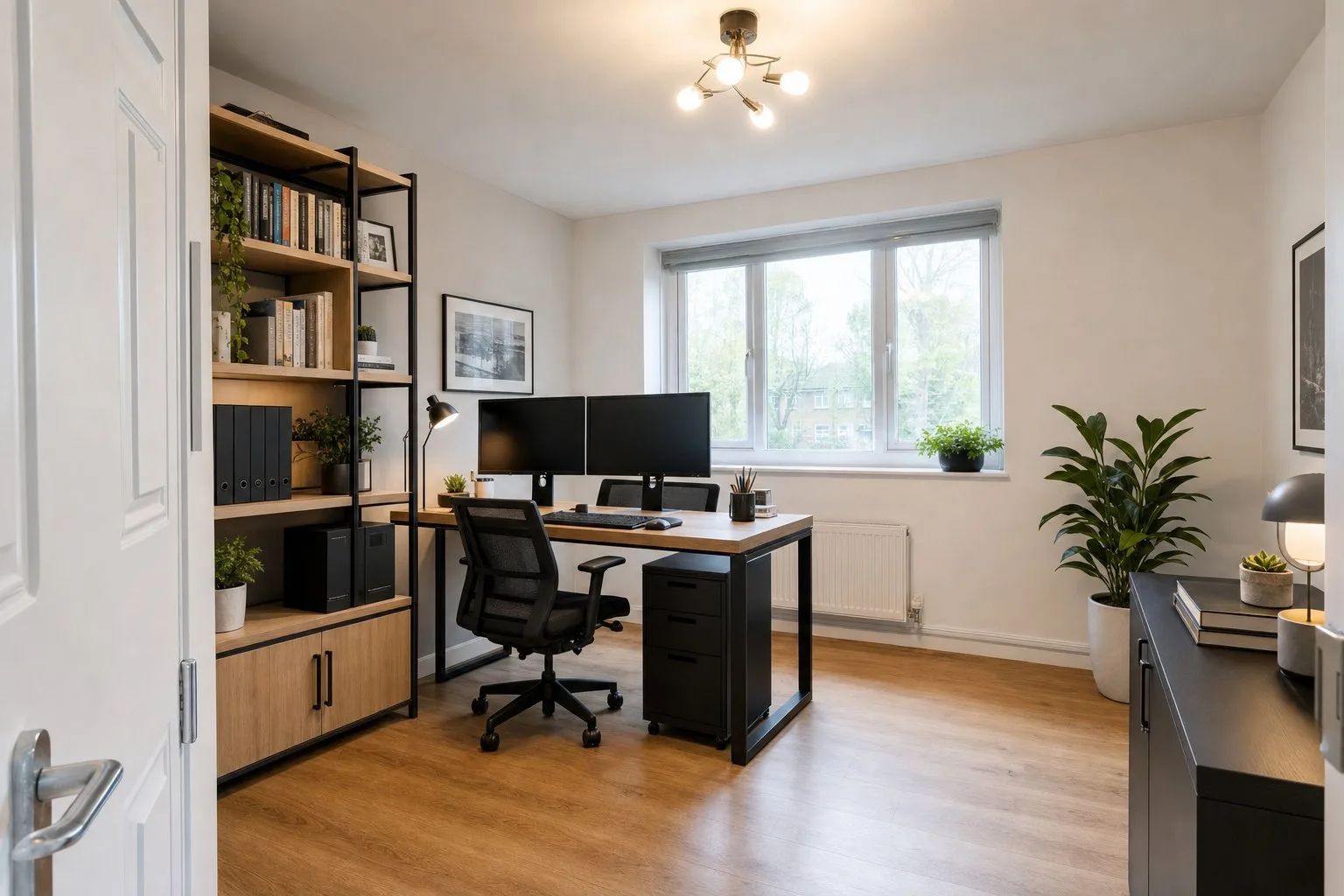 Arbeitszimmer vorher und nachher — Nachher
