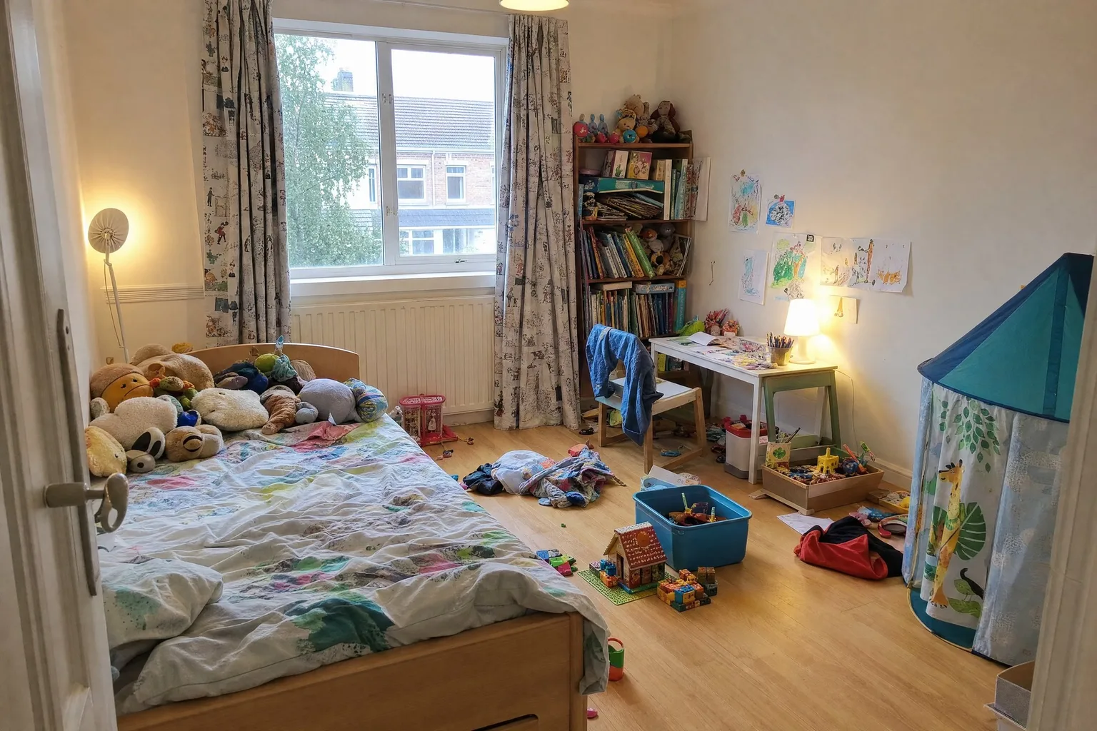 Kinderzimmer vorher und nachher — Vorher