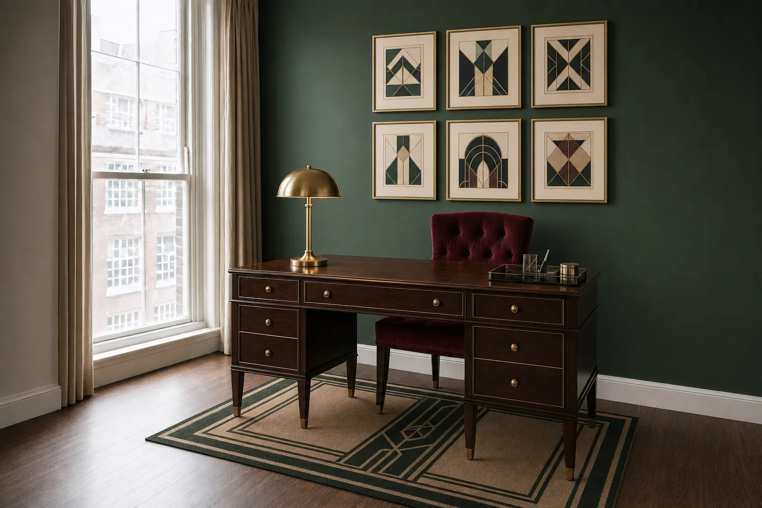 Das Art-déco-Arbeitszimmer — In diesem Stil