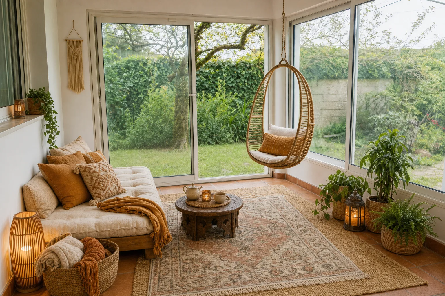 The boho sunroom — In this style