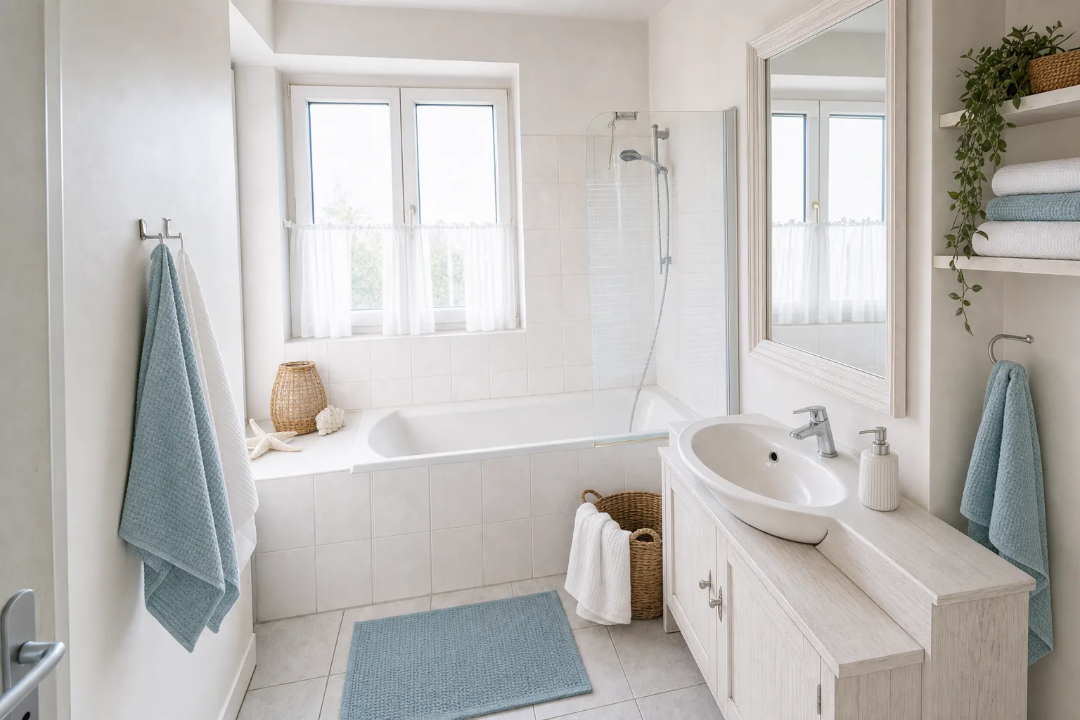The coastal bathroom — In this style