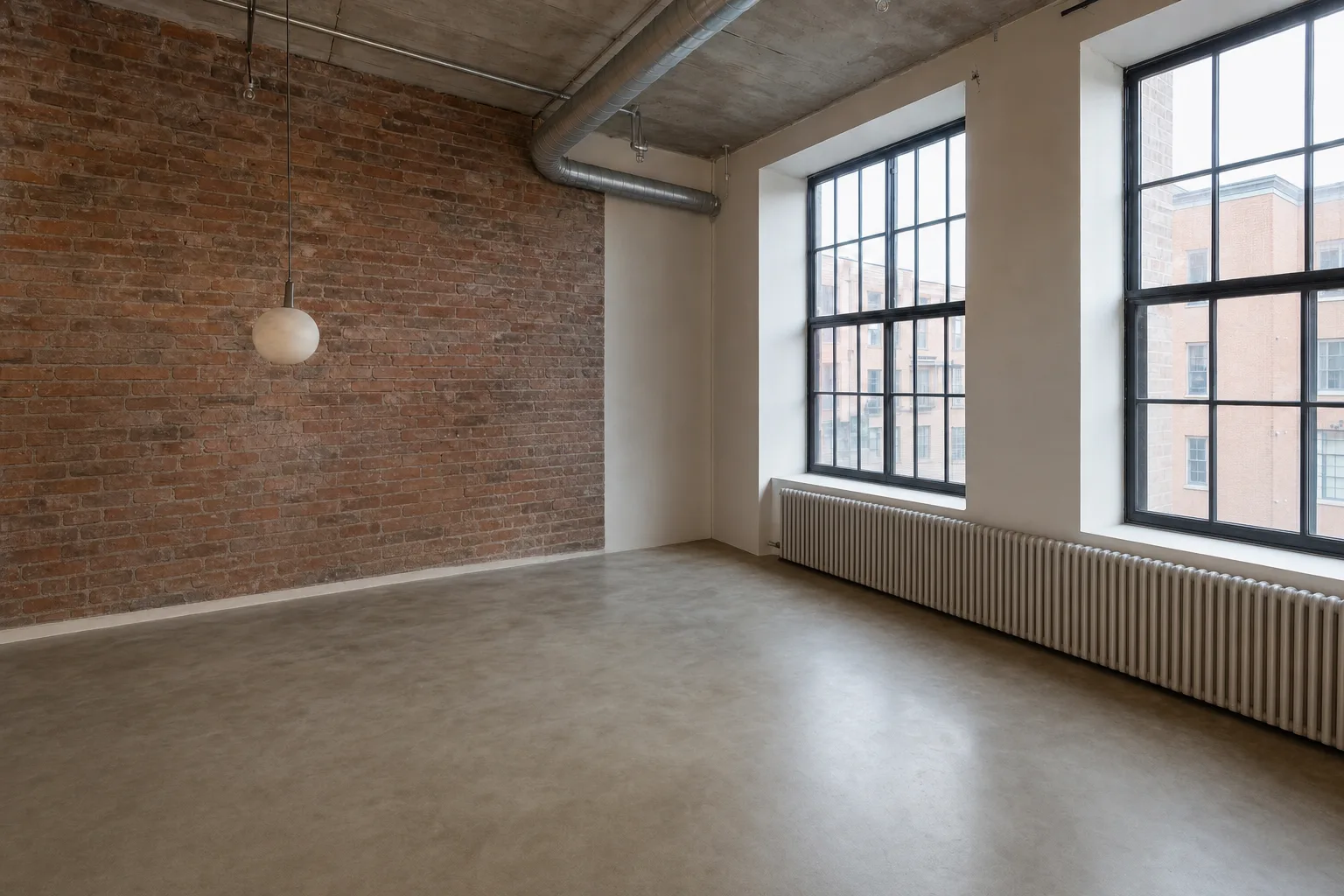 The industrial living room — Decluttered